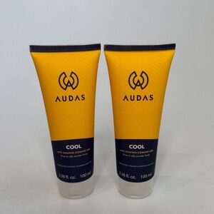 Lot of 2 Audas Cool Anti-Chafing Cooling Gel 3.38 fl oz